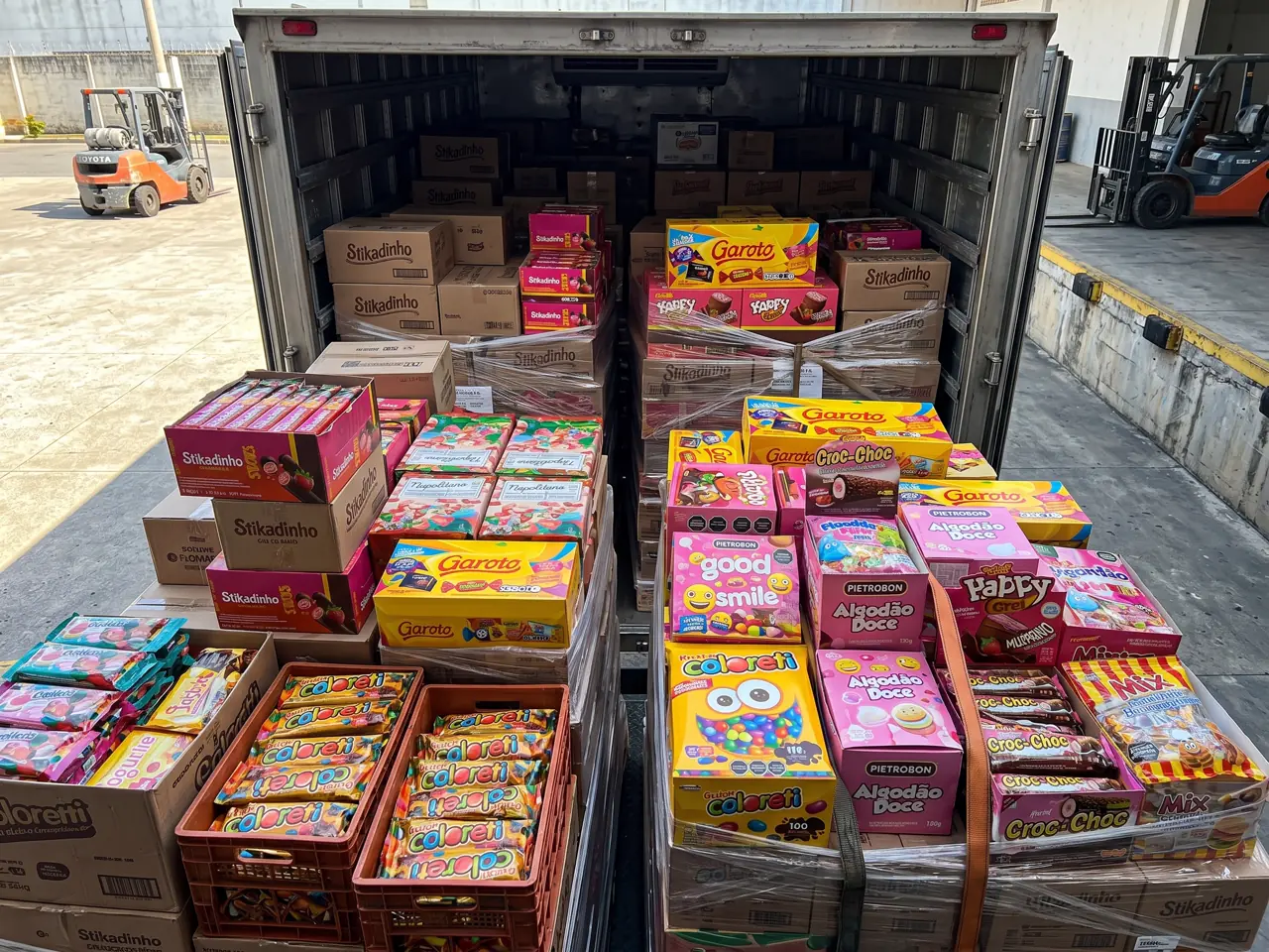 Golosinas por mayor: chocolates, caramelos, chicles y alfajores